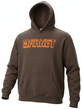 Market Mens Black Pullover Graphic Hoodie Size: Medium BNWOT